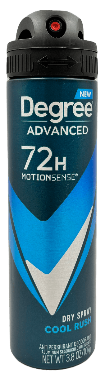 Degree Advanced Dry Spray – Cool Rush – 3.8 OZ