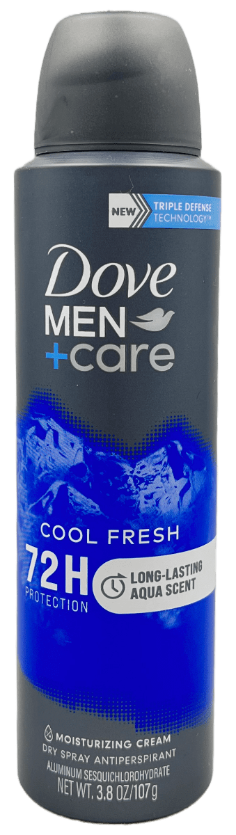 Dove Men+Care  Dry Spray Antiperspirant – Cool Fresh – 3.8 OZ